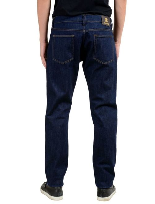 Roberto Cavalli Men's Dark Blue Stretch Slim Jeans Size 34 36 38
