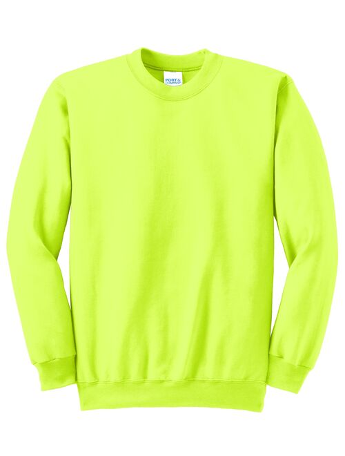 Port & Company Men's Knit Collar Crewneck Sweatshirt