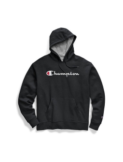 Men's Powerblend Pullover Hoodie, Script Logo