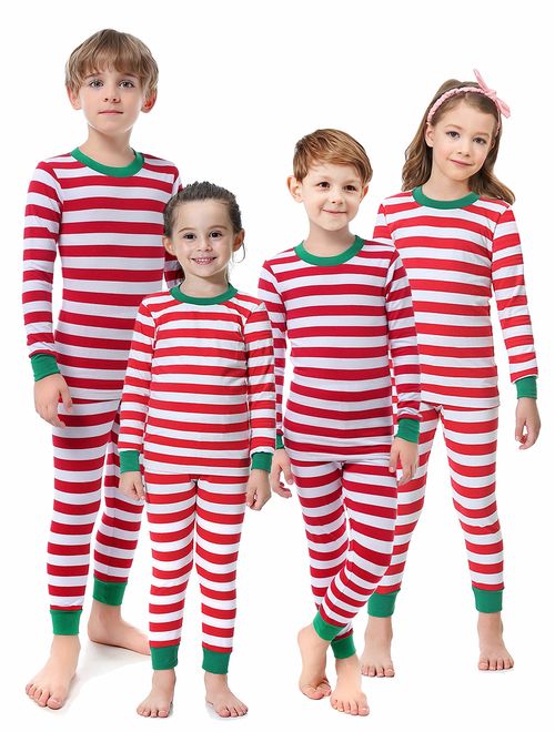 Matching Family Christmas Pajamas Boys Girls Handmade Deer Pjs Toddler Kids Children Sleepwear Baby Clothes Pyjamas Women XS