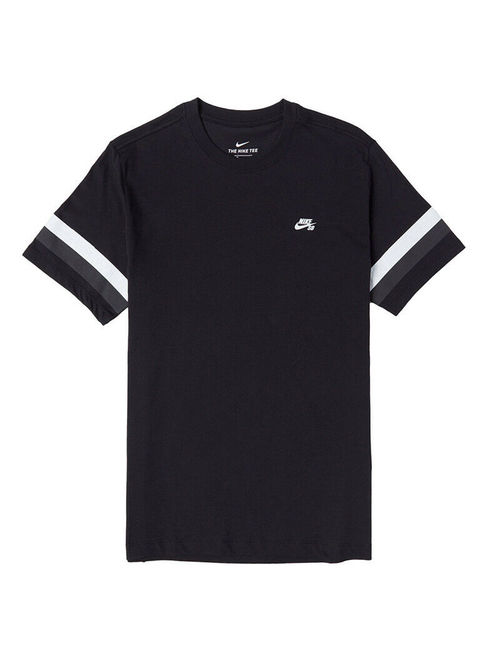 Nike SB Stripe Tee Shirt Black Skate Skateboard AQ4520-010 Men's XL