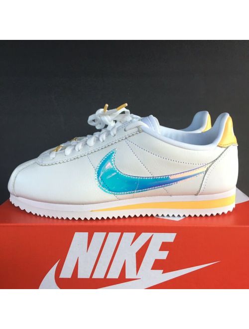 white and gold cortez womens