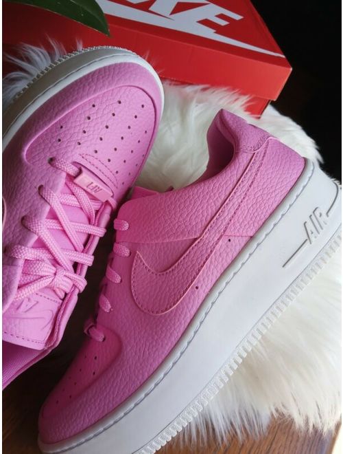 8 WOMEN'S NIKE AF1 AIR FORCE SAGE LOW PINK ROSE WHITE AR5339 601 SNEAKERS