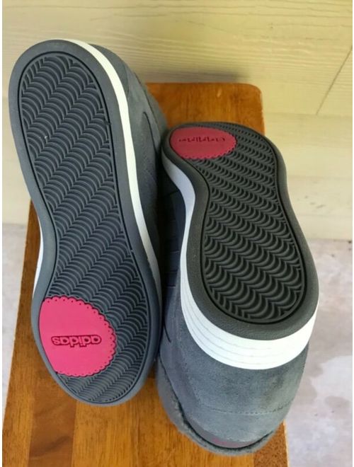 Adidas Super Hi Top Comfort Suede Wedge Winter Walking Shoes Sneakers Sz 9