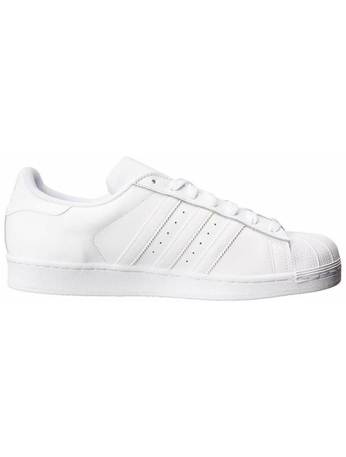 Adidas Womens Superstar Low Top Lace Up Fashion, White/White/White, Size 15.0 KC