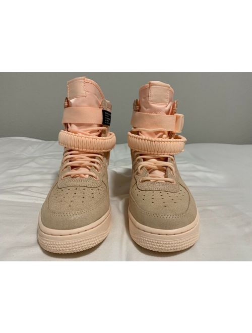 Nike Women's SF AirForce 1's Crimson Tint Pink 857872-800 Size 8