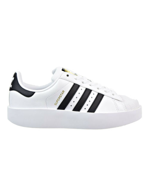 Adidas Superstar Bold Women's Shoes White-Black-Gold ba7666