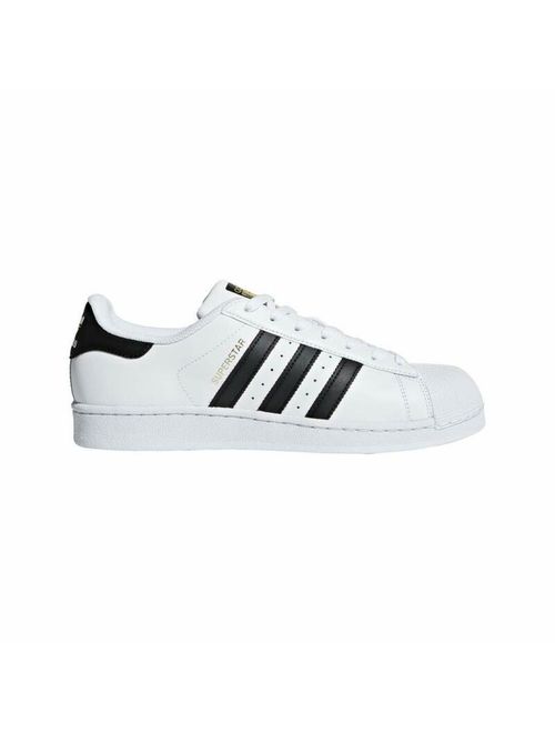 Adidas Womens Superstar Low Top Lace Up Fashion, White/Black/White, Size 12.5 fb