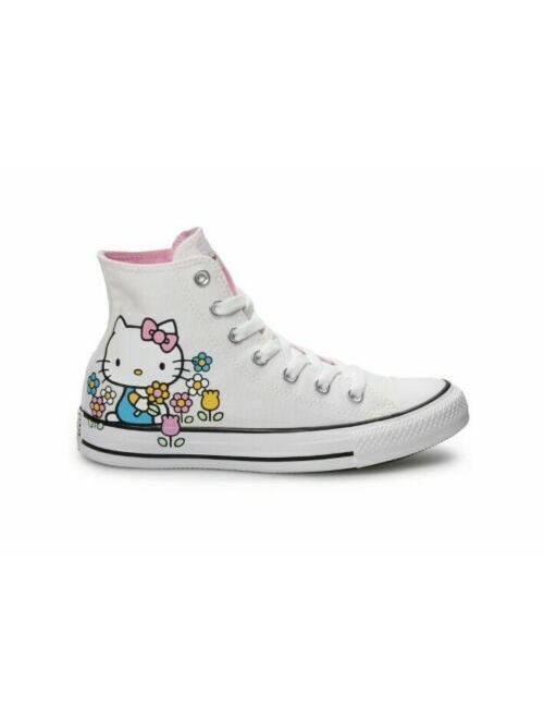 8.0 Hello Kitty Limited Edition Hi Top CONVERSE Chuck Taylor All Star Women Shoe