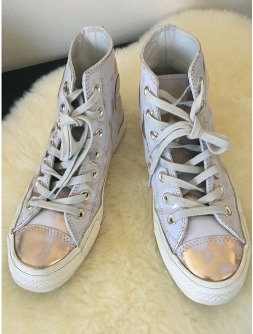 Womens Shoe Converse Art. 553300c Mod. all Star Brush off Leather Hi only 35