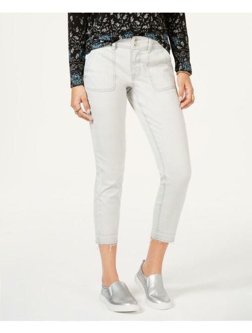 Style & Co. 0088 Size 14 NEW Washed Mint Skinny-Leg Jeans Ankle Released-Hem $54