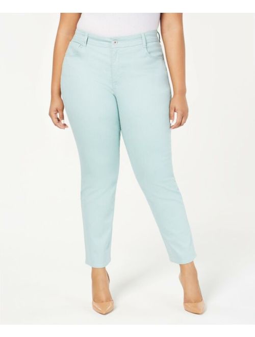 Style & Co. 8194 Plus Size 14W NEW Mint Slim Leg Jeans 5-Pockets High-Rise $59