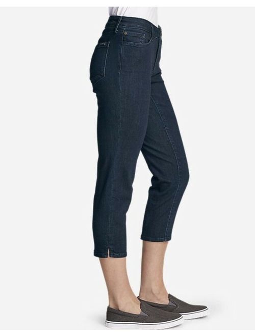 Eddie Bauer Womens Crop Jean Size 14 Fif Curvy Excellent Condition