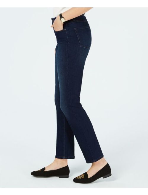 Charter Club 5517 Size 4 Womens NEW Dark Blue Straight Leg Jeans 5-Pockets $59