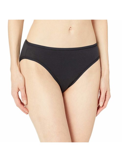 Amazon Essentials Women's Cotton Stretch High-Cut Bikini Panty