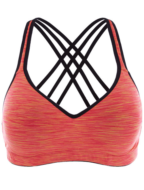 Charmo Sports Bra for Women Active Performance Crossback Bras