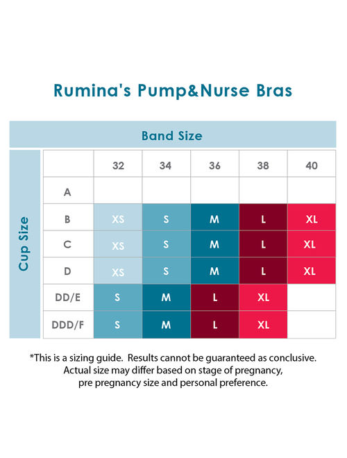 Rumina'S Pump&Nurse Relaxed All-In-One Nursing Bra For Maternity, Nursing With Built In Hands-Free Pumping Bra