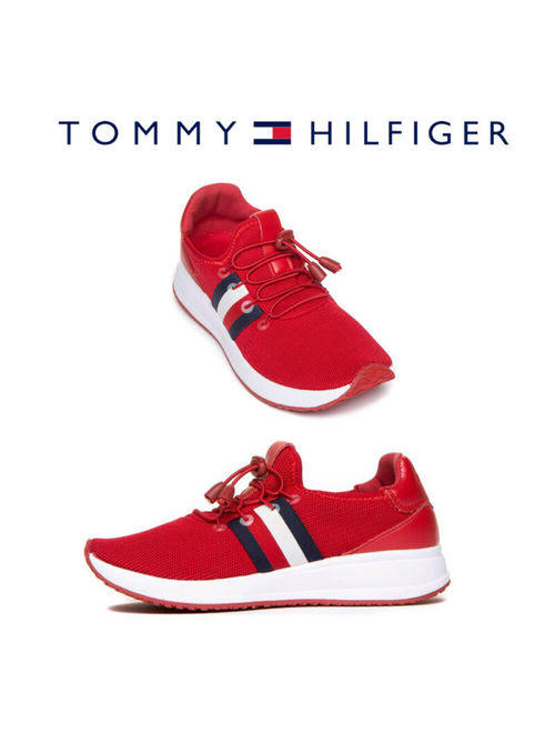Tommy Hilfiger Women's Rhena Slip On Drawcord Athletic Sneakers Shoes