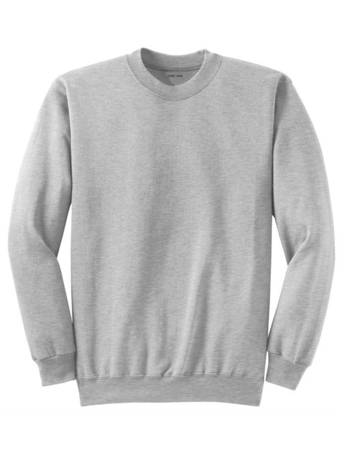 Adult Soft and Cozy Crewneck Sweatshirts in 28 Colors in Sizes S-4XL