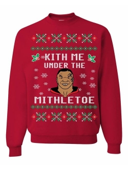 Wild Bobby Merry Chrithmith Mike Tyson Ugly Christmas Sweater Unisex Crewneck Sweatshirt