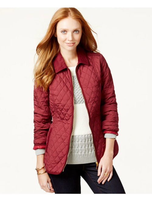 Tommy Hilfiger Women's Quilted Zippered Jacket
