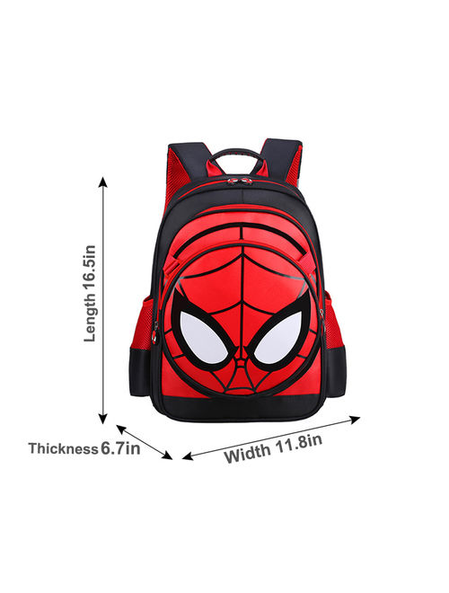 Spiderman Backpack for boys Halloween Gift Waterproof Comic School Bag with Shoulder Bag