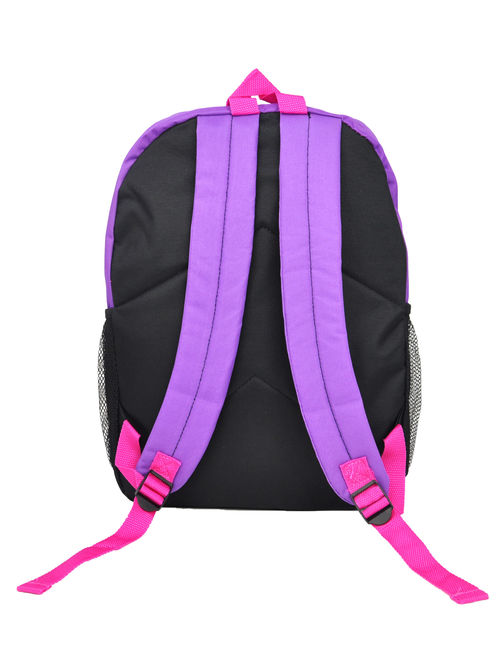 LOL Surprise! Girls 16" Backpack Go Team Glitter Black Purple