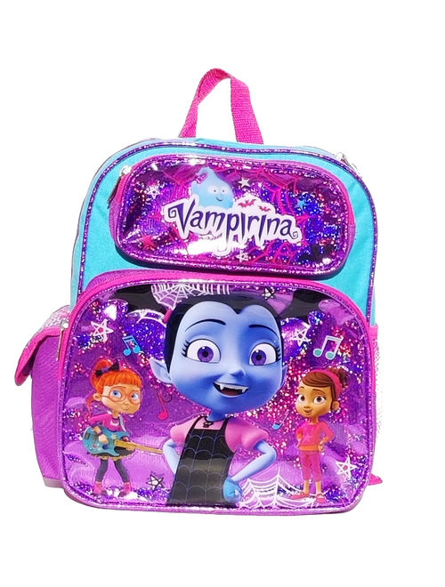 Disney Vampirina Purple & Shiney Large School Backpack 12"