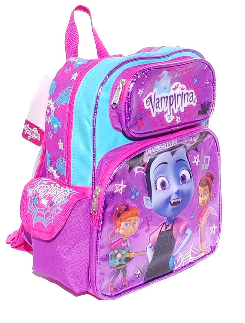 Disney Vampirina Purple & Shiney Large School Backpack 12"