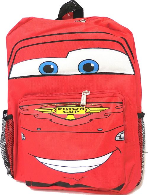 Medium Backpack - Disney - McQueen 14 Red New 54914