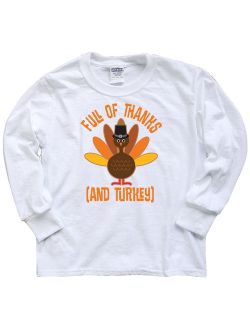 Thanksgiving Dinner Holiday Turkey Youth Long Sleeve T-Shirt