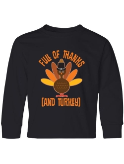 Thanksgiving Dinner Holiday Turkey Youth Long Sleeve T-Shirt