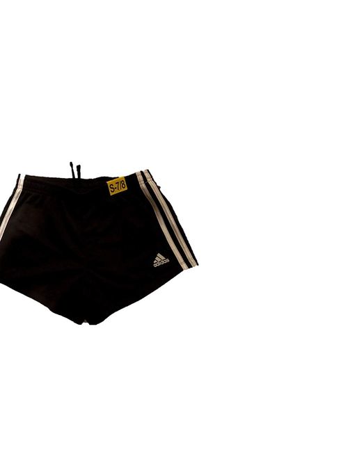 adidas Girls Youth Core Athletic Short (Black, Small-7/8)
