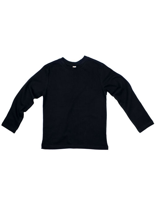 Earth Elements Big Kid's (Youth) Long Sleeve T-Shirt Large Black