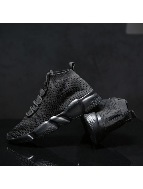 Mevlzz Mens Balenciaga Look Casual Athletic Sneakers Knit Running Shoes Tennis Shoe for Men Walking Baseball Jogging