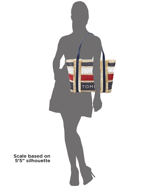Tommy Hilfiger Striped Piper Tote Bag