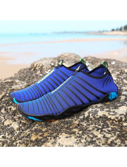 MOERDENG Men Women Water Shoes Quick Dry Barefoot Aqua Socks Swim Shoes for Pool Beach Walking Running