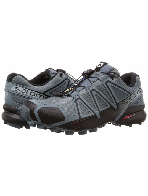 Salomon Men's Speedcross 4 Trail Running Shoes, Stormy Weather/Black/Stormy Weather, 9