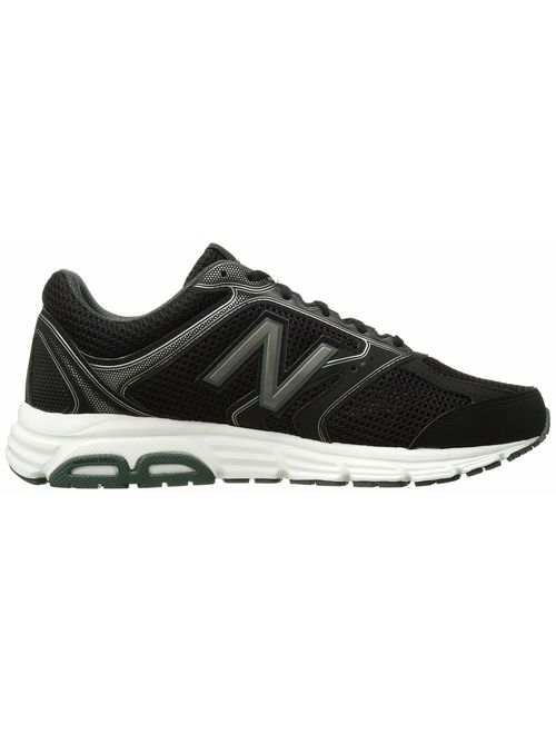 New Balance Men's 460v2 Cushioning Running Shoe, black/faded rosin, 15 M US