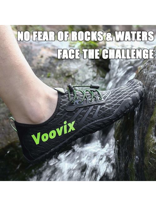 Voovix Mens Minimalist Trail Running Barefoot Shoes Womens Quick Drying Water Shoes for Swim Surf Beach 