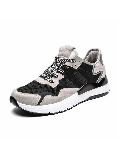 Ahico Running Shoes Men Air Cushion Mens Tennis Shoe Lightweight Fashion Walking Sneakers Breathable Athletic Training Sport