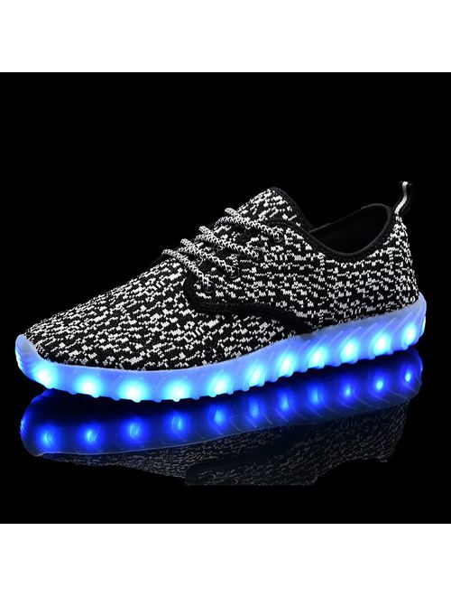 UNN Led Light Up Shoes for Men Women and Kids USB Charging Flashing Luminous Glowing Sneakers