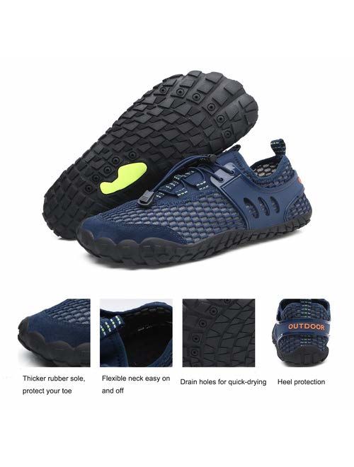 aeepd Mens Womens Water Shoes Summer Lightweight Quick Drying Aqua Shoes Outdoor Athletic Sport Walking Shoes