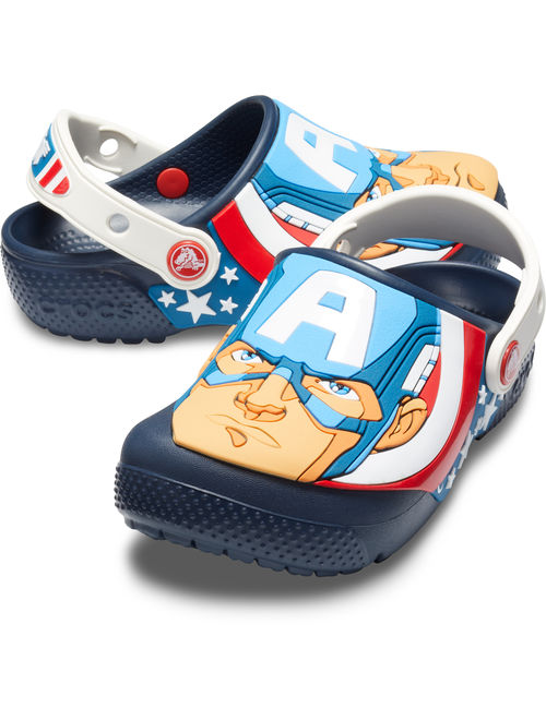 Crocs Boys' Junior Fun Lab Captain America Clog