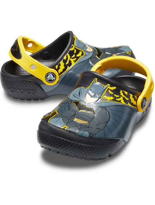 Crocs Boys' Junior Fun Lab Iconic Batman Clog