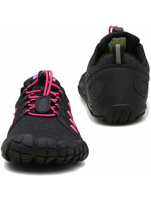 Voovix Mens Barefoot Shoes Athletic Trail Running Shoes Womens Outdoor Walking Shoes for Hiking Cross Training