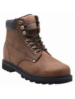 Ever Boots Tank Soft Toe Oil Full Grain Leather Lightweight Waterproof Construction Work Boots
