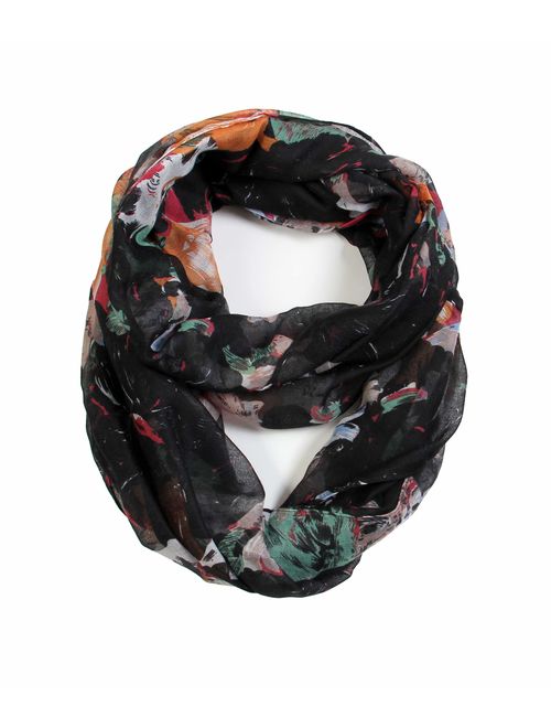 Scarfand's Mixed Color Oil Paint Infinity Versatile Fashion Scarf Head Wrap
