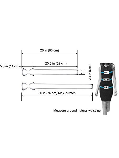 Meta-U Women Cute Bow/Flower Wide Elastic Waist Belt - Adorable Dress Accessory