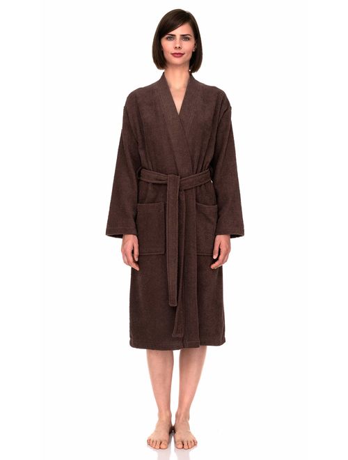 TowelSelections Women's Turkish Cotton Robe, Terry Cloth Kimono Bathrobe
